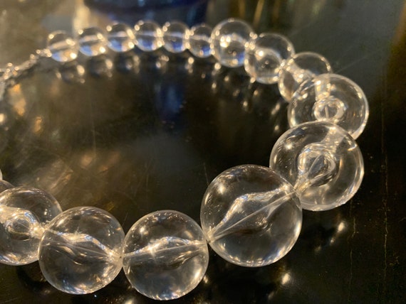 Pools of light Lucite Necklace