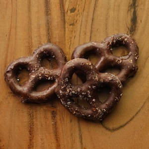 Gourmet Chocolate Covered Pretzels - Handmade Milk & Dark Chocolate, Pumpkin, Cherry, White Chocolate, Mint, 14 oz bag