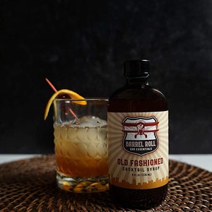 Old Fashioned Cocktail Mix- Real Ingredients Only  - 8 Ounce Bottle - 9 Flavors - Excellent Gift