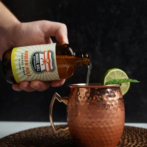 Moscow Mule Cocktail Mix Real Ingredients Only Easy to Use Excellent Gift 8 Ounce Bottle 9 Flavors Excellent Gift image 3