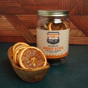 Dried Orange Slices for Cocktails  - 4 oz - Dried Fruit for Cocktails, Tea or a Healthy Snack- Excellent Gift
