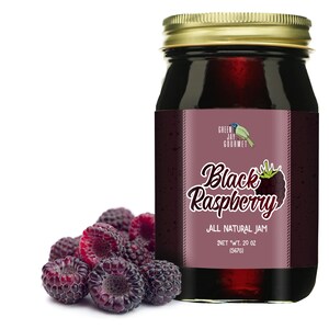 Gourmet, Small Batch Jam- 19 Ounce Glass Jars- Corn Syrup Free, Vegan & Gluten Free.
