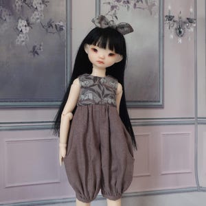 Cottontail ~ tutina e fascia per capelli da coniglio per Dust of Dolls BJD CHAM Byol e Namu ~ cotone spazzolato Liberty