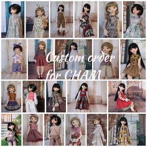 SU ORDINAZIONE: acconto per un vestito per Dust of Dolls Cham ~ taglia Byol e Namu