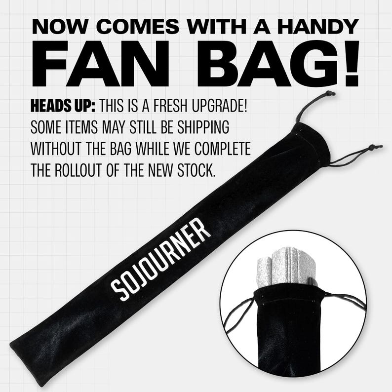 Large Rave Folding Fan: Bamboo Festival Hand Fan image 4