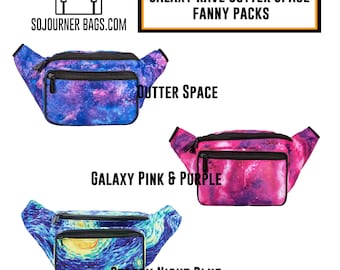 Fanny Pack Galaxy Rave Outter Space Festival by Sojourner Bags