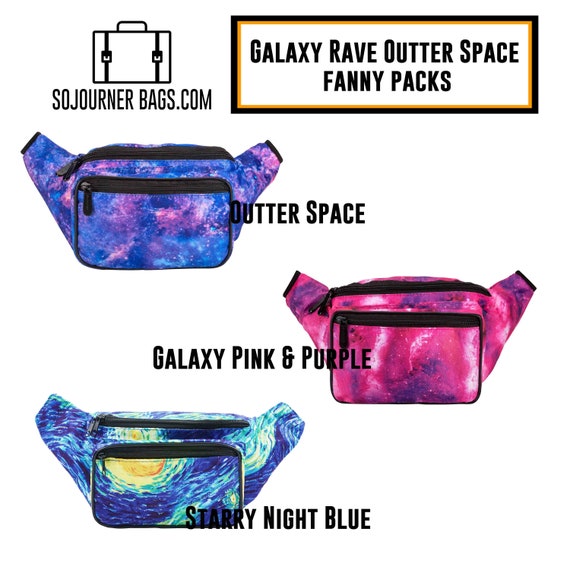 Fanny Pack Galaxy Rave Outter Space by Sojourner Bags - Etsy