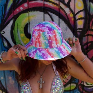 Rave Bucket Hat for Women, Men - Cute Bucket Hats in Multiple Patterns & Styles - Adjustable, Comfortable and 50+ UPF Protection, Rave