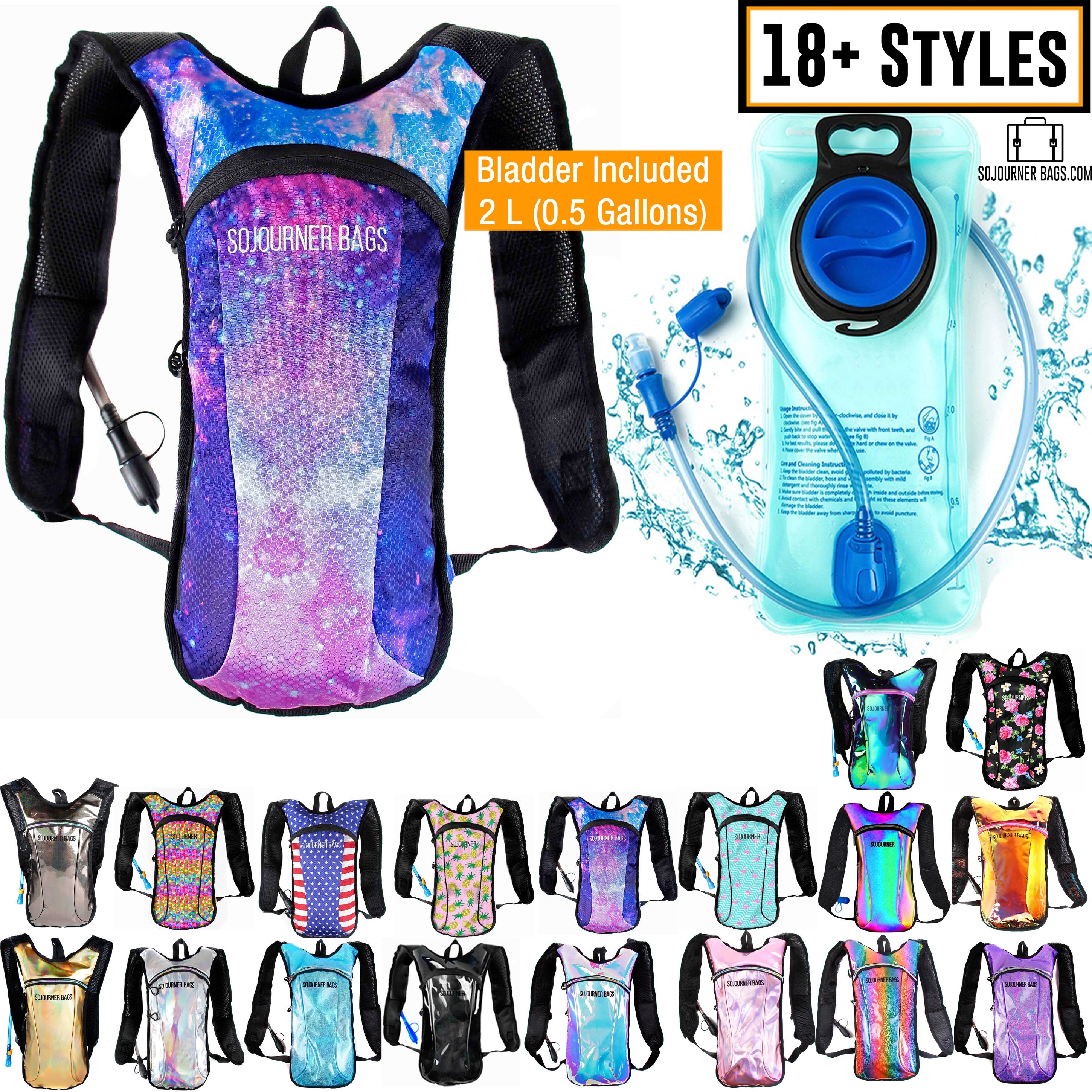 Biking Cycling Climbing Hiking Festivals Vibedration GA 2 Liter Hydration Pack Water Backpack for Running Biking Cycling Climbing Hiking Festivals Vibedration GA 2 Liter Hydration Pack Water Backpack for Running