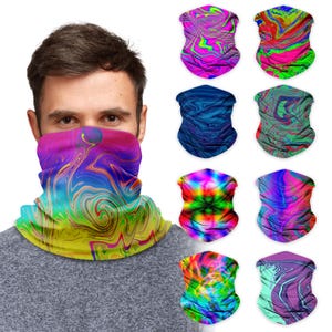 9-Pack: Multifunctional Bandana Face Mask - Rave Festival Headwear