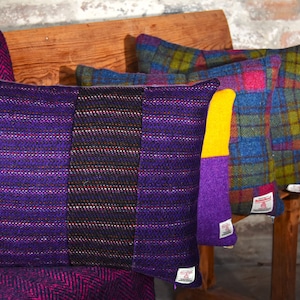 Christmas harris tweed fabric cushion - Etsy 日本