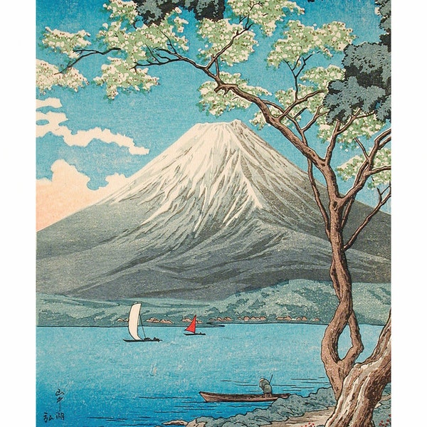 Poster A3 Estampe Japonaise Yamanaka