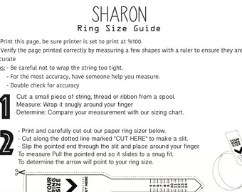 printable ring sizer digital download pdf etsy
