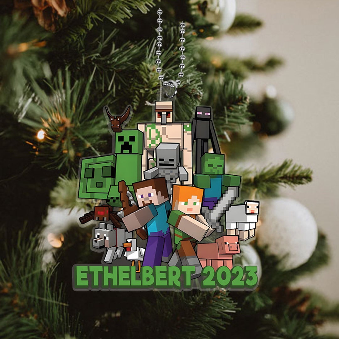 Minecraft Christmas Ornaments 