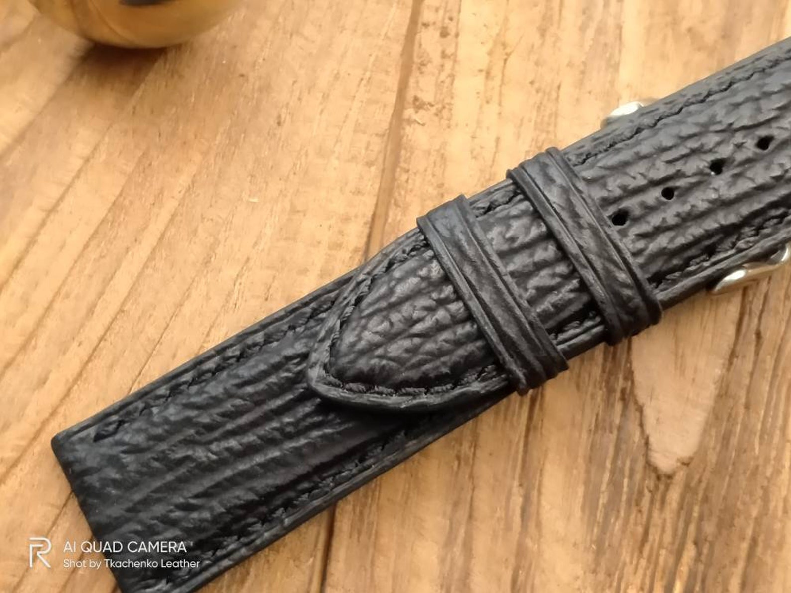 Shark watchband leather watch strap 16 18 19 20 21 22 24 Etsy