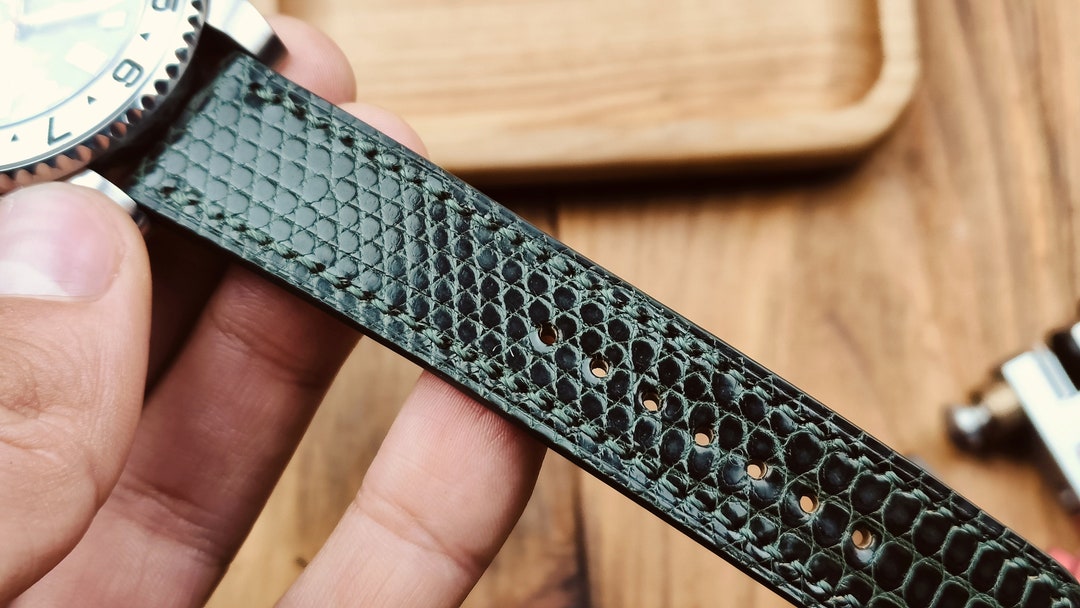 Bracelet De Montre En Lézard Vendôme - Neuf Sans étiquette - Pour Remplacement