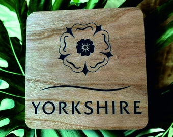 Etched Wood Coaster