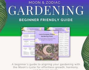 Planting by the Signs – Lunar and Zodiac Moon Phase Chart Printable PDF