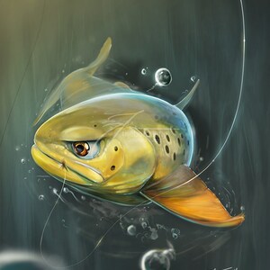 Angry Brown Trout Day 7  | Brown Trout Life Cycle Series