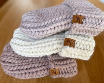 Alpine Beanie| Knit Hat|Knit Toque|Wool Hats|Knit| Chunky Knit Hats|Handmade Hat|Winter Hat