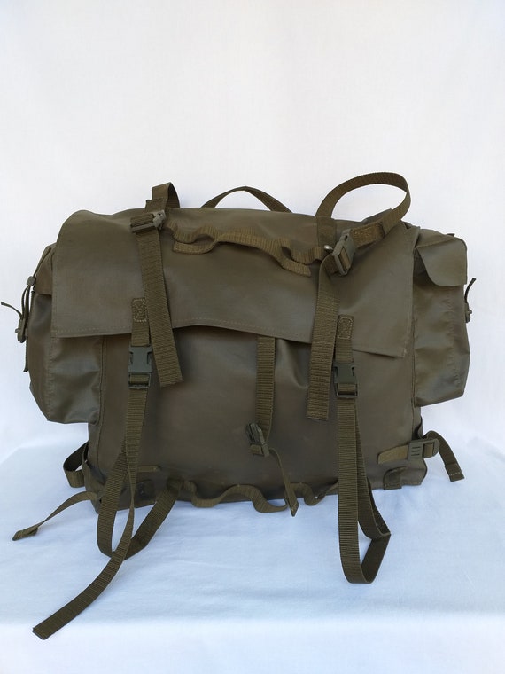 vintage army backpack