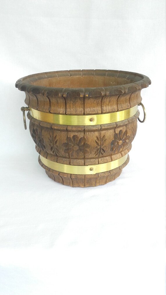 Plastic Vintage Garden Planter Emsa West Germany Pot Flower
