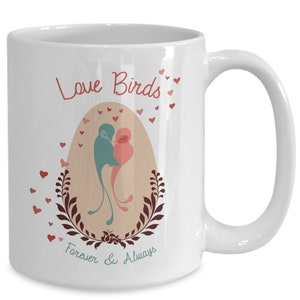 PixiDoodle® Valentine&#39;s Day Love Birds Coffee Mug