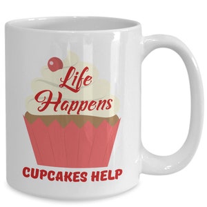 PixiDoodle® The Stress of Life Cupcake Lover&#39;s Coffee Mug