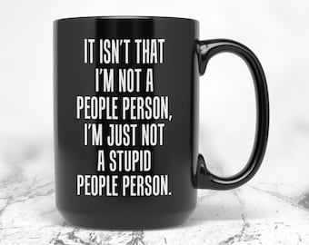 PixiDoodle® Funny Sarcastic Antisocial Introvert Coffee Mug