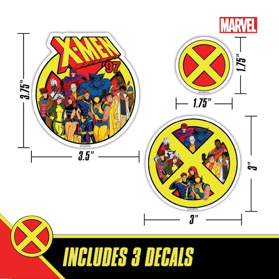 X-men Marvel Licensed Vinyl Decals for Laptop, Tumbler, Water