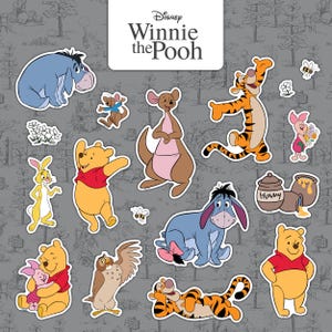 Tigger Vinyl Window Decal – Cartoon Laptop/Car Sticker, Glossy, Universal Fit