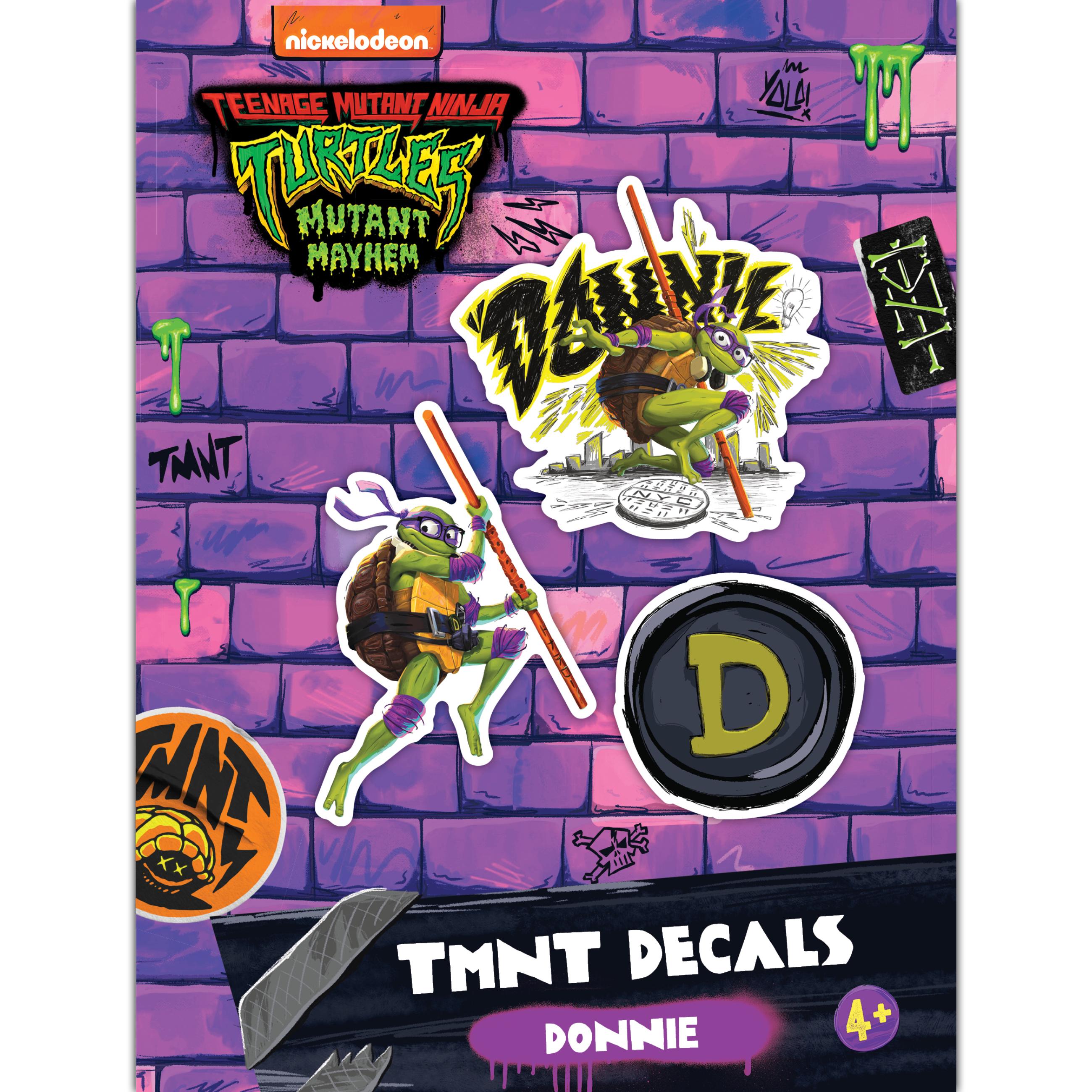 TMNT Mayhem Mutant Ninja Turtles Nickelodeon Licensed Vinyl Decals