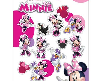 Stickers Minnie Mouse Junior Disney – Sous licence officielle | Autocollants en vinyle pour l'extérieur | Véhicule Voiture Fenêtre Camion Ordinateur portable