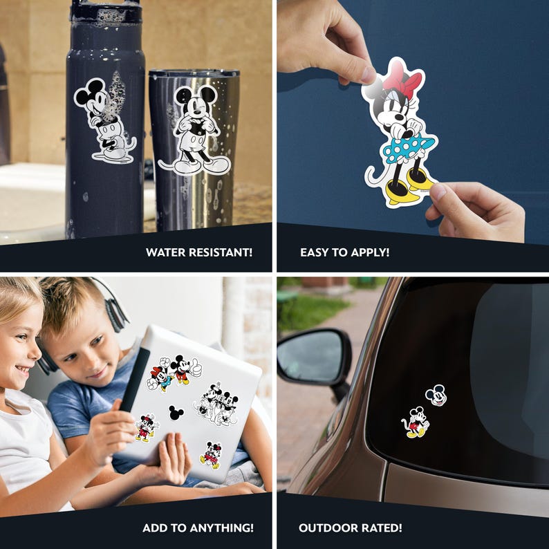 Disney Mickey & Minnie Mouse Decals – Officially Licensed | Outdoor ...
