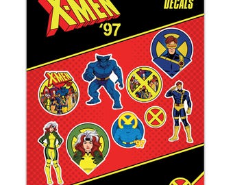 X-Men Marvel Licensed Vinyl Decals for Laptop, Tumbler, Water Bottle, Vehicles Car Stickers Cyclops Rogue Beast Logos