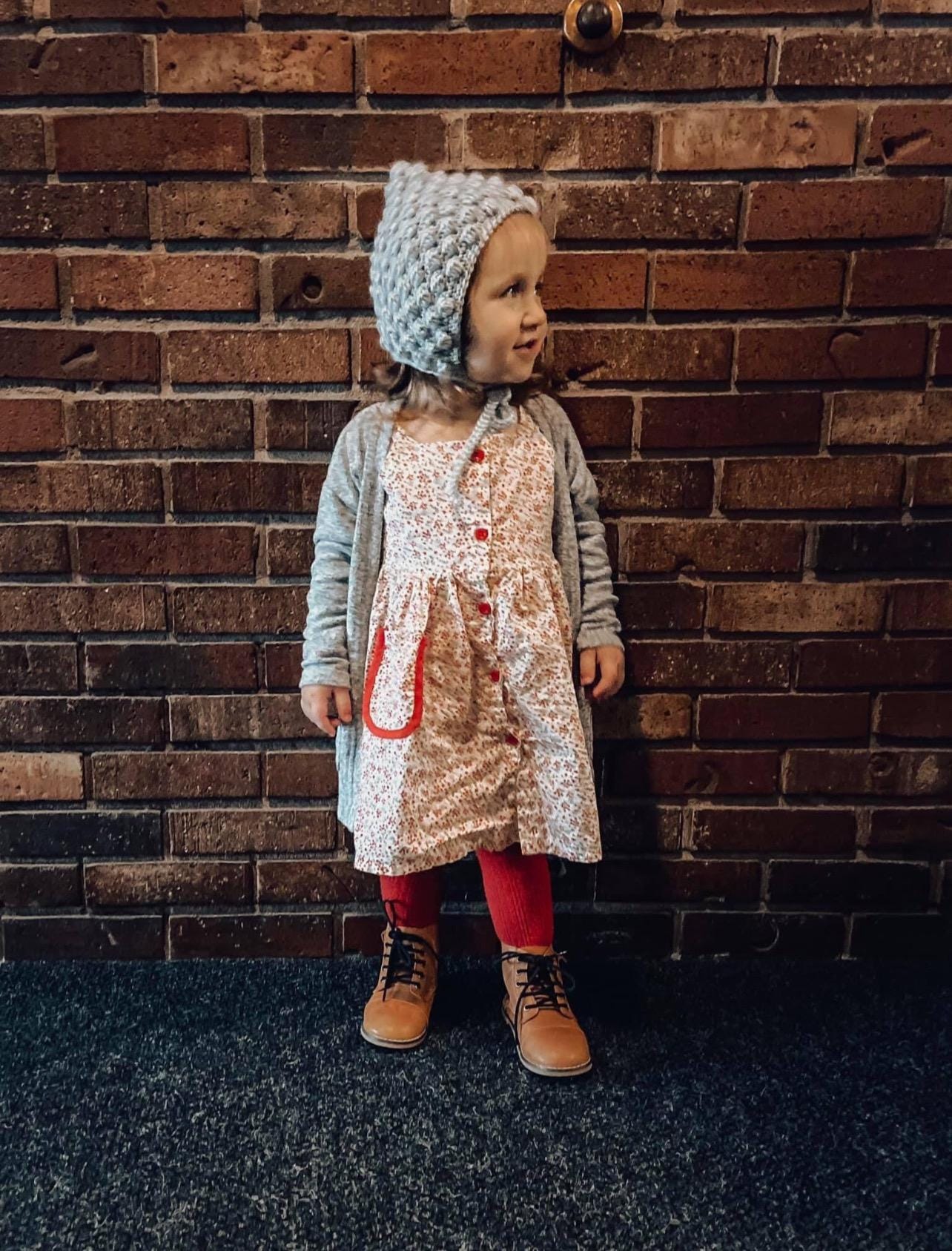 The Addy Bonnet ~ Bobble Pixie Bonnet ~ Size Doll to 4 Years - Etsy