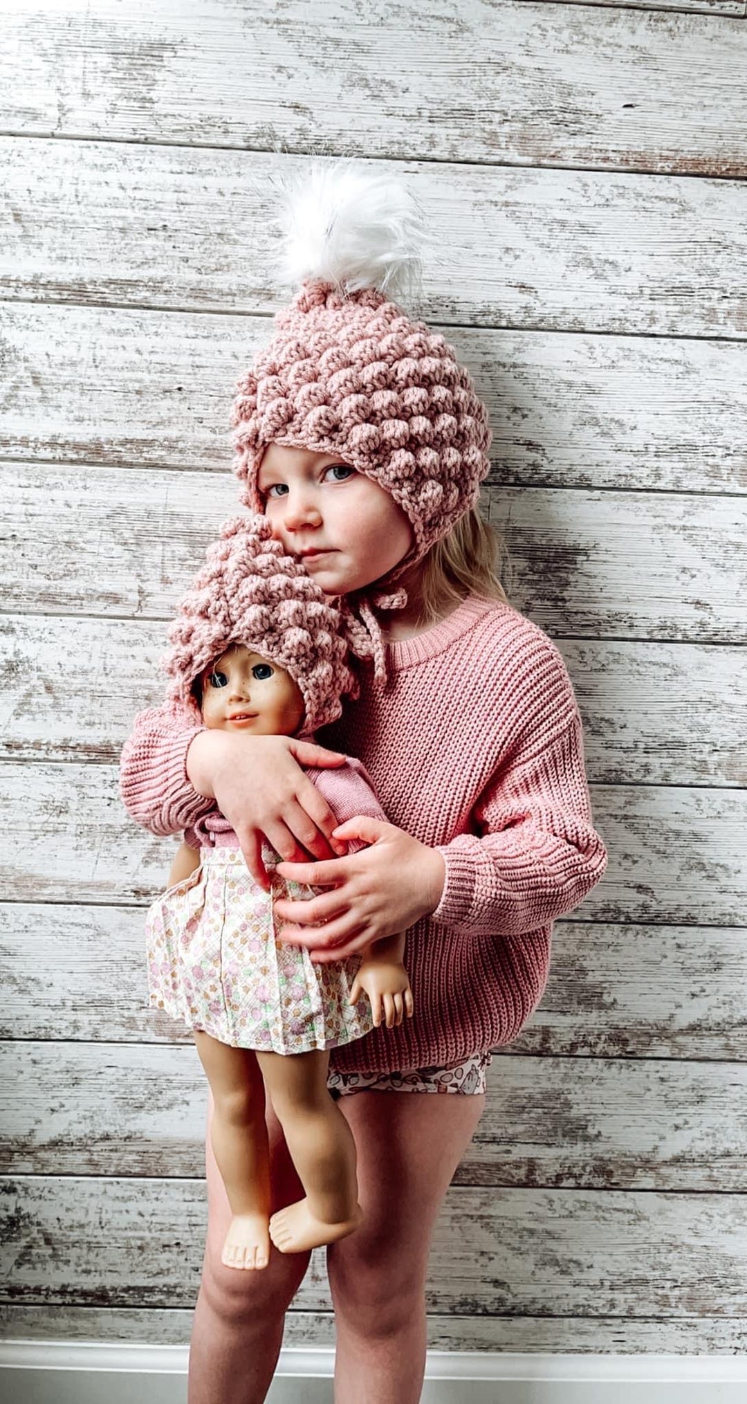 The Addy Bonnet ~ Bobble Pixie Bonnet ~ Size Doll to 4 Years - Etsy