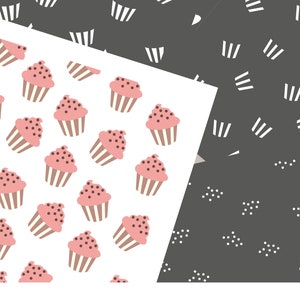 Digital STENCIL Cupcake Cookie Stencil SVG Food Stencil Sweet Stencil Birthday Stencil Summer Stencil Cupcake Clay Template Crafting JT014