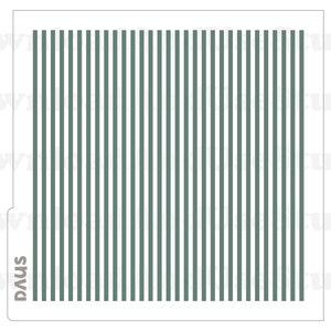 May include: A digital download of a printable pattern featuring a white background with thin, vertical, teal-colored stripes.