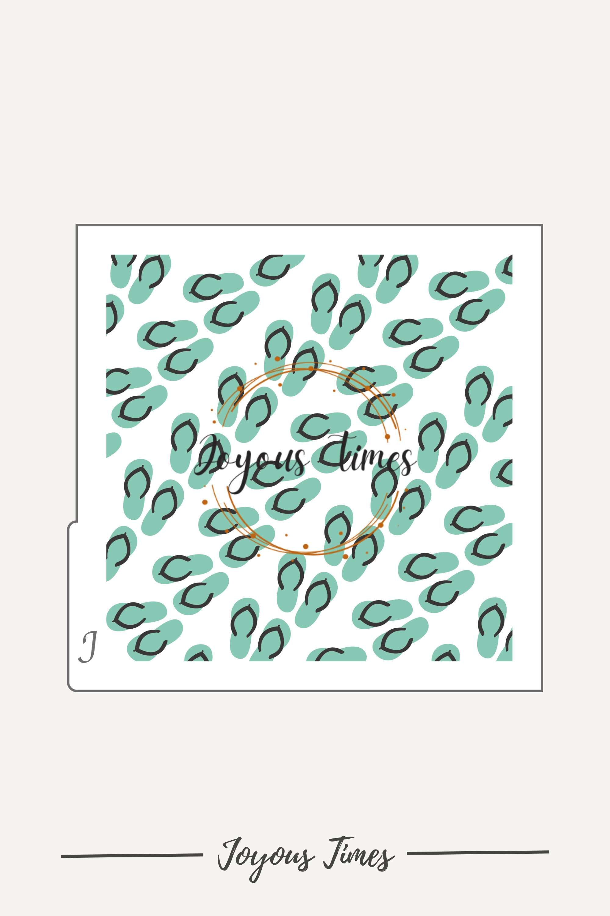 Digital STENCIL Flip Flops Stencil SVG Summer Stencil Slippers - Etsy