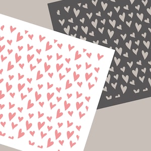 Digitale Schablone Herzen Herz Schablone SVG Herz Schablone Liebe Schablone Valentinstag Hochzeit Schablone Ton Schablone JT032
