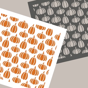 Plantilla digital Plantilla de galleta de calabaza SVG Archivo Cricut Plantilla de Halloween Plantilla de plantilla de otoño Plantilla de acción de gracias Plantilla de aerógrafo JT090