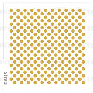 DIGITAL Stencil, Polka Dots Cookie Stencil SVG and PNG Files, DAUS114