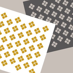 DIGITAL Stencil, Four Squares Cookie Stencil SVG- en PNG-bestanden, JT159
