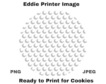 Golfbalkoekjespatroon voor Eddie Printer (digitale download png, jpeg)