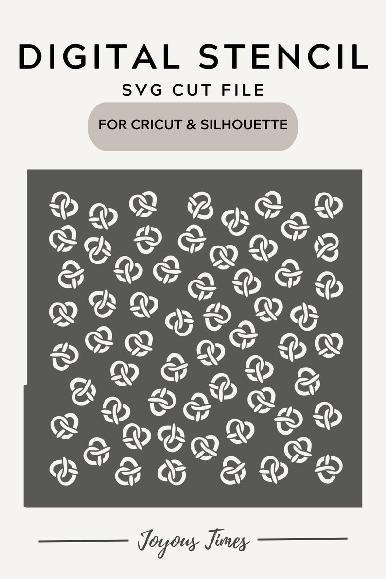 DIGITAL Stencil, Pretzels Cookie Stencil SVG and PNG Files, JT002 - Etsy