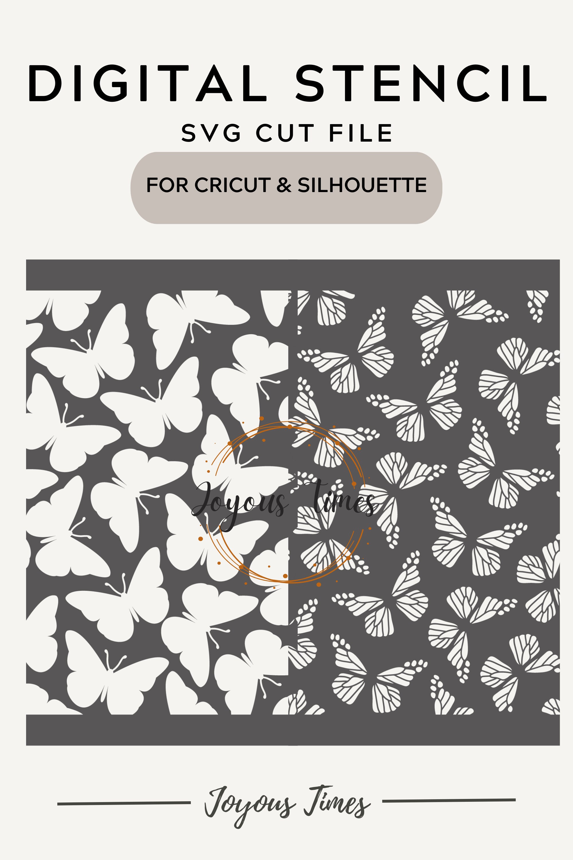 Digital STENCIL Butterflies Cookie Stencil SVG Butterfly Etsy