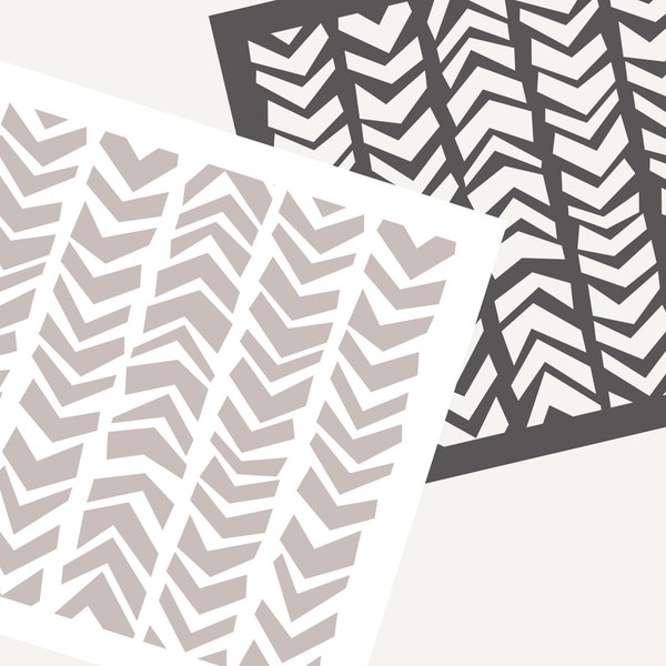 Digital STENCIL Herringbone Stencil Modern Chevron Cookie Stencil SVG File Herringbone Clay Stencil Chevron Background Stencil Boho JT278