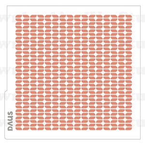 DIGITAAL Stencil, Geometrisch Patroon Cookie Stencil SVG en PNG Bestanden, DAUS106