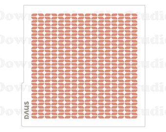 DIGITAAL Stencil, Geometrisch Patroon Cookie Stencil SVG en PNG Bestanden, DAUS106